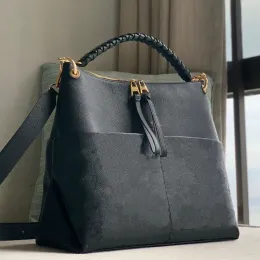 HH Totes Mahina MAIDA BEAUBOURG MM HOBO Borsa a tracolla traforata in vera pelle di vitello Borsa a mano intrecciata Borsa a mano da donna Designer Duffle Totes