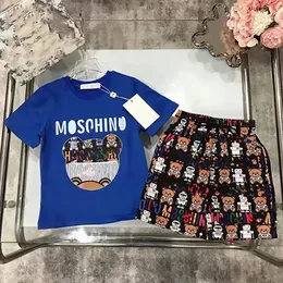 Designer infantil Novo luxo estilo mosch estilo crianças conjuntos