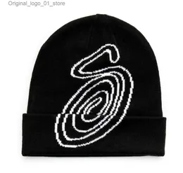 Beanie/Skull Caps Hot Sale 2023 New Usisex Swirl Cuff Men's Skullies Beanie Beanie Winter Hat Hat Cotton Hip Hop Cap 55-63 CM #37 Q231222