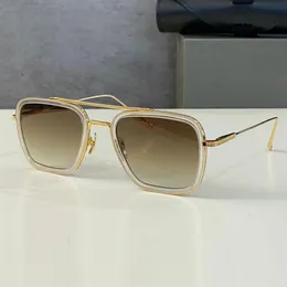 Tasarımcı Büyük Boy Güneş Gözlüğü Kadın Erkek Gözlük Moda Mach Flight006 Koleksiyon Tasarım Klasik Metal Çerçeve Vintage Retro Sunglas232s