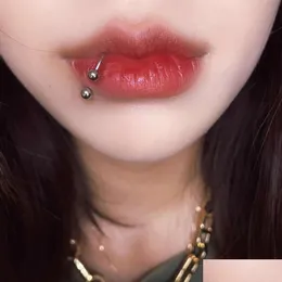 Labret läpp piercing smycken klassiska u-formade ringar naglar ersättande coola hål titanium stål anti allergisk perforerad trendig ins dhshu