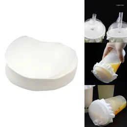 Round Shape Leak Proof Paper Film Coffee Spill Gasket Films Disposable Milk Tea Sealing Retail