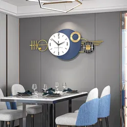 Zegary ścienne fantazyjne nordyckie zegar nowoczesny złota sypialnia duża projektant salonu cyfrowy Orologio da Parete Moderno Decor Home Decor