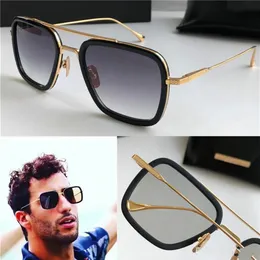 Mode Mann Sonnenbrillen quadratische Rahmen Vintage Populär Style UV 400 Outdoor Eyewear Rechteck Blue Sun Glasses Oculos de Sol240a
