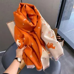 Designer Schal neuer Herbst/Winter warmer Kaschmirschalbriefdruck Dicked Plaid Schal Schal Dual Gebrauch