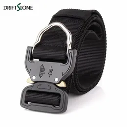 Tactical Nylon Belt Men Swat Equipamento militar Paintball bate do exército homens pesados ​​soldados soldados cintos de combate 3 8cm238r