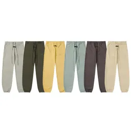 Silikonalfabet plus sammet Sweatpants Men's Loose Casual Pants Solid Color