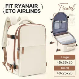 Borsa di cabina 40x20x25 zaino Ryanair EasyJet Carryon bagagli su aereo per laptop Viaggio a mano 231222