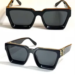 Occhiali da sole maschile Millionaire Fashion Ladies Square Glasses Vintage Full Full Full 1165 1 1 Unisex Shiny Gold Gold Selling Golds Top Q2449