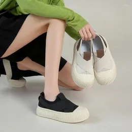 Dress Shoes 2023 Summer Breathable Little White Female Student Thick Sole Matsuke Versatile Casual Board