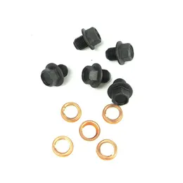 Other Auto Parts 5 Sets Oil Drain Plug Bolt Screw Crush Washers Gaskets 11026-01M02 For Teana Tiida Qashqai Drop Delivery Automobiles Dhs8E