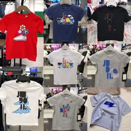 T-shirt per bambini per bambini vestiti ragazzi magliette magliette a manica corta lettera stampare magliette marchio logo abbigliamento abiti da bambino top tops nero magliette bianche blu rosso grigio