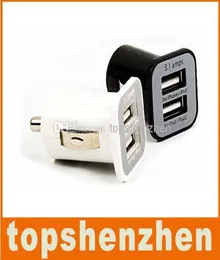 31a Car Charger Dual USB 2 портовой транспортной автомобиль Портативный адаптер зарядки с питанием для Huawei LG iPhone 5 5S 5S 5 7 9 10 11 Для Samsung S28536968