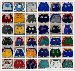 Men039S Shorts Retro Pocket Basketball Baseball Shorts Hela herrarna Toppkvalitet Sömda fotbollsfickor Kort storlek S M L XL6253251