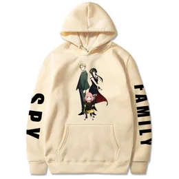 Spy X Family Anime Hoodies Unisex Cute Anya Forger Pullovers Yor Loid Graphic Sweatshirts Autumn Causual Sportswear Pocket Cloth