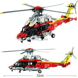 Model Yapı Kitleri 2001 PCS Teknik Airbus H175 Kurtarma Helikopter 42145 Elektrikli Motor Düzlemi Model Montaj Tuğlalar Oyuncakları Çocuklar İçin Hediyeler Boyl231223