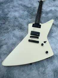 Irregular electric guitar, imported wood, cream pearl inlaid fingerboard, EMG active pickup, white light, lightning packaging