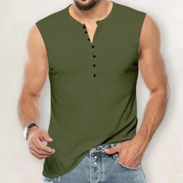 Camisetas masculinas Men Men Summer Summer V-deco