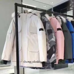 Canda Goose Ceket Erkek Tasarımcı Down Ceketler Parka Kadın Mektubu Baskı Erkek Parkas Kış Paltosu Dış Giyim Puffer Ceket