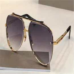 Novos óculos de sol homens projetam óculos vintage de metal oito moda piloto sem moldura lente UV 400 com case244f