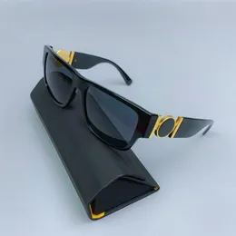 Toppkvalitet Mens Square Solglasögon 4369 Unisex Designer Luxury Rectangular Polarized Sunglasse Fashion Märke för män UV Protection242I