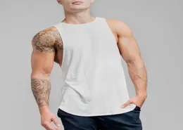 Men039s Tank Tops Men Gym Bodybuilding Summer Solid Cotton Muscle Stringer Stringer Athletic Fit Tanks Mal Man Fashion Tees Clothing9796256