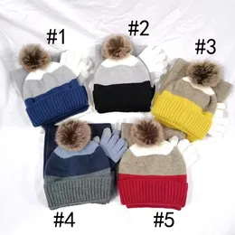 5 color zima Kobieta Boże Narodzenie Częstowce Travel moda dorosłe czapki czaszki czapki chapeu bawełniane czapkę narciarską dziewczyna szary kapelusz trzymaj ciepło szalik intensyfikacji, setki rękawiczek kapeluszowych