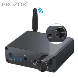 Connectores Prozor 192KHz BluetoothCompatible DAC Converter com amplificador de fone de ouvido Adaptador de áudio de 3,5 mm DAC Digital to Analog Converter