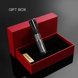 Jobon Cigar Torch Jet Lighter Refillable Butane vindtäta tändare med gasfönster BJ