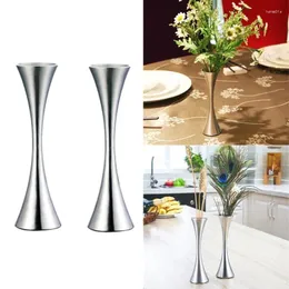 Bottles Metal Vase Stainless Steel Flor para decoração de casamento central Decor floral Crafts DIY