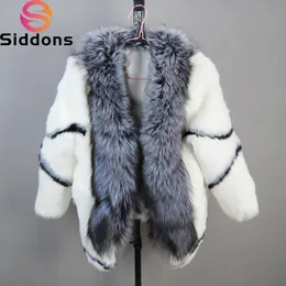 Fur 2022 New Style Brand Winter WINDER WIND ALGINE RABBIT ARABB Coat مع FOX FOR FUR TWILAR GIRLS FASH