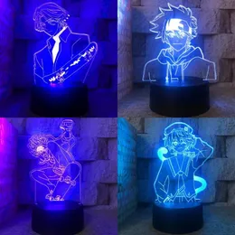 Night Lights Sk8 The Infinity Light Boy Deding Decoration LED per bambini Manga Anime USB 16 colori NEON Sign299M