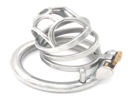 Male Chastity Cages Stainless Steel Hollow Cock Cage Chastity Device Ventilation Cage Restraint Belts Penis Cage Sex Toys for Men 4023363