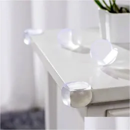 Furniture Accessories Transparent Sile Table Corner Edge Er Guards Safe Protector Baby Children Infant Safety Protection Adhesive Dr Dhnox