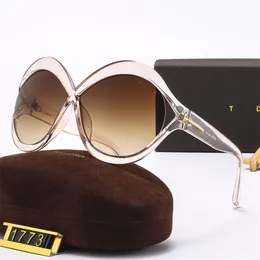 Designer de moda Óculos de verão feminino círculo t seis cores Luxury mass praia de sol copos de precessão nadar com caixa go307d