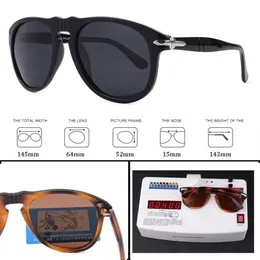 Sunglasses Luxo assico Vintage Piloto Steve Estilo Polarizado oculos De Sol Homem Condu o Marca Design 649284N