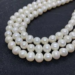 Bracelets 100% perles d'eau douce naturelles de qualité Aa, 1012mm, pour la fabrication de bijoux, bracelets, boucles d'oreilles, collier, poinçon, perles amples