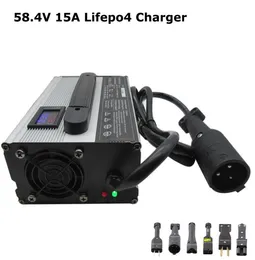 900W 48V LiFePO4 Battery Charger 584V 15A Golf Cart EZGO Electric Bike Bicycle RV Forklift Charger rxv txt Crowfoot8080488
