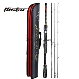 Boat Fishing Rods Histar Assassins Portable Full Carbon Fuji Reel Seat Fast Action 1.68m to 2.44m Spinning and Casting Travel Fishing RodL231223