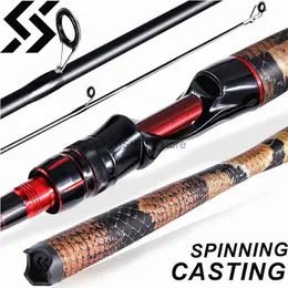 Boat Fishing Rods Sougayilang Fishing Rod Carbon Fiber 1.98m Carp Rods for Fishing Ultra Light Casting Rod and Pike Spinning Max Drag 5kg PescaL231223