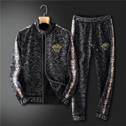 Wiosenne i jesienne światło luksusowy High-end Hafloider End End End End End End Men's Sportswear Casual Sportswear Modna moda dwuczęściowy zestaw