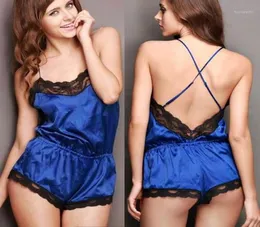 Sexig Robe de Nuit Femme Homewear Spandex Lace Sleepwear Lingerie Plus Size Lace V Neck Temptation Nightdress Night Sexig klänning17008997