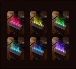 Humidifiers Air Humidifier Color Flame Essential Oils Humidifiers Mini Diffuser Switching Atmosphere to Help Sleep Aroma Diffuser