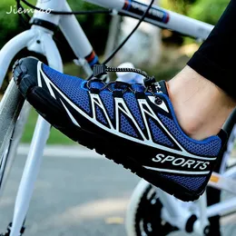 Buty Jiemiao New Men Women Mtb Buty rowerowe Sapatilha Ciclismo swobodne oddychanie buty na rowerze drogowym na zewnątrz górskie trampki rowerowe