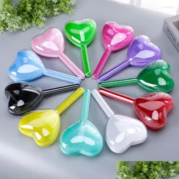 Present Wrap Plastic Candy Box Heart Lollipop Formed Small Packing Boxes Wedding Party Birthday Baby Shower Decor Supply Drop Delivery OT9FR