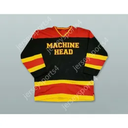 Custom Machine Head Hockey Jersey New Top Stitched S-M-L-XL-XXL-3XL-4XL-5XL-6XL