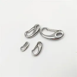 20pcs lot 15-50mm bag clasps robster clips clips clips stan staList Steel hook for diy keychain parts273z