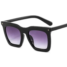 선글라스 Desoldelos Luxury Square 여성 2021 Fashion Sun Glasses Ladies 브랜드 디자이너 빈티지 오렌지 블루 음영 UV400208H