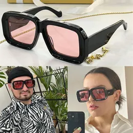 Summer diving mask designer square sunglasses men Thick plate frames and temples occhiali de soleil 40064 vibrant Barcelona style 299u