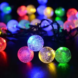 سلاسل 30 LEDS LIDS Party XMAS Solar LED LED LED LED Strings Light LAMP Solar String Plubbs مقاومة للماء 6.5M